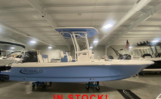 2024 Robalo 226 Cayman Solid Steel Blue